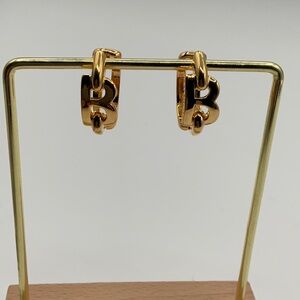 - Balenciaga Gold Earrings Minimalist Design
